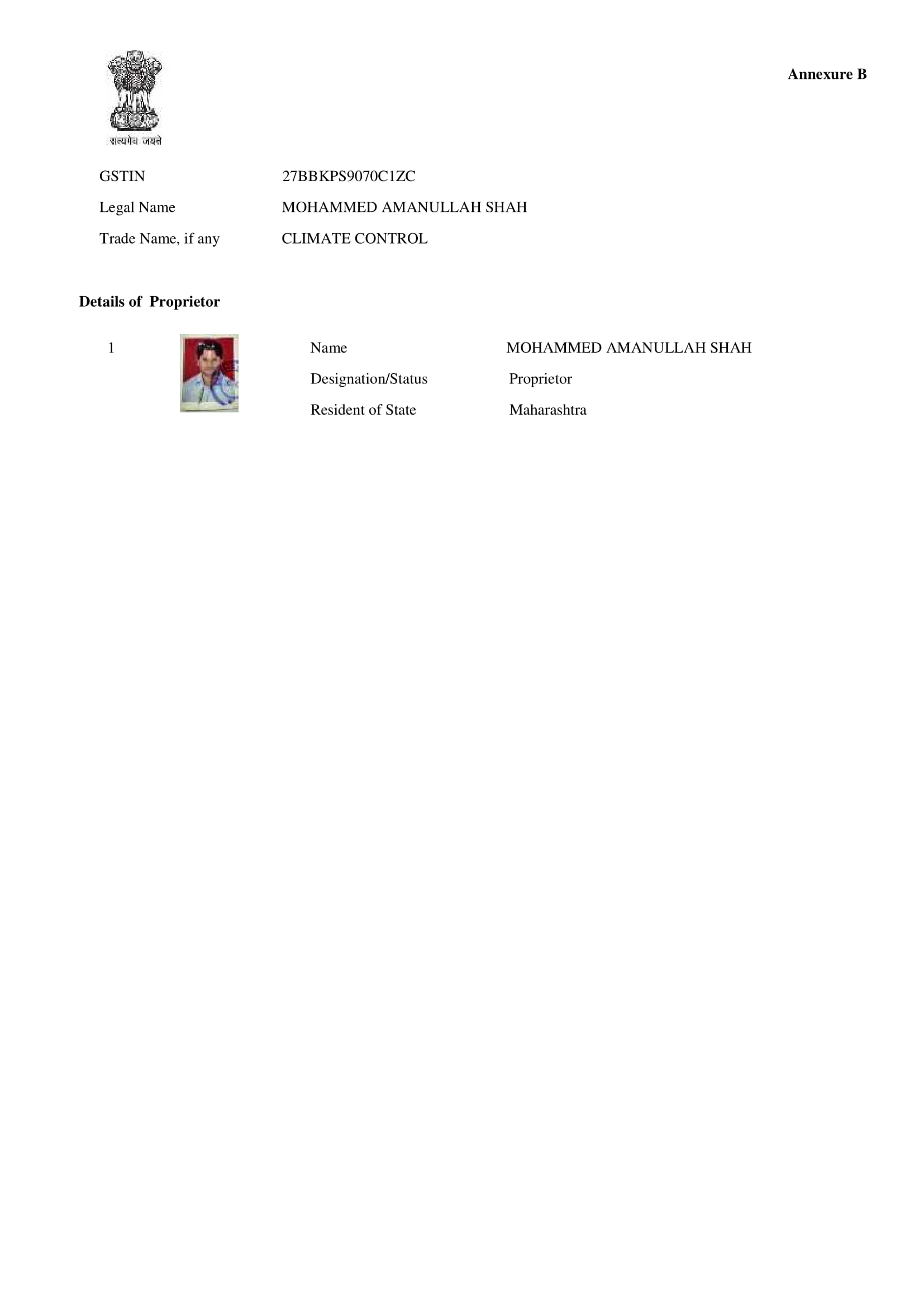 Certificate 3